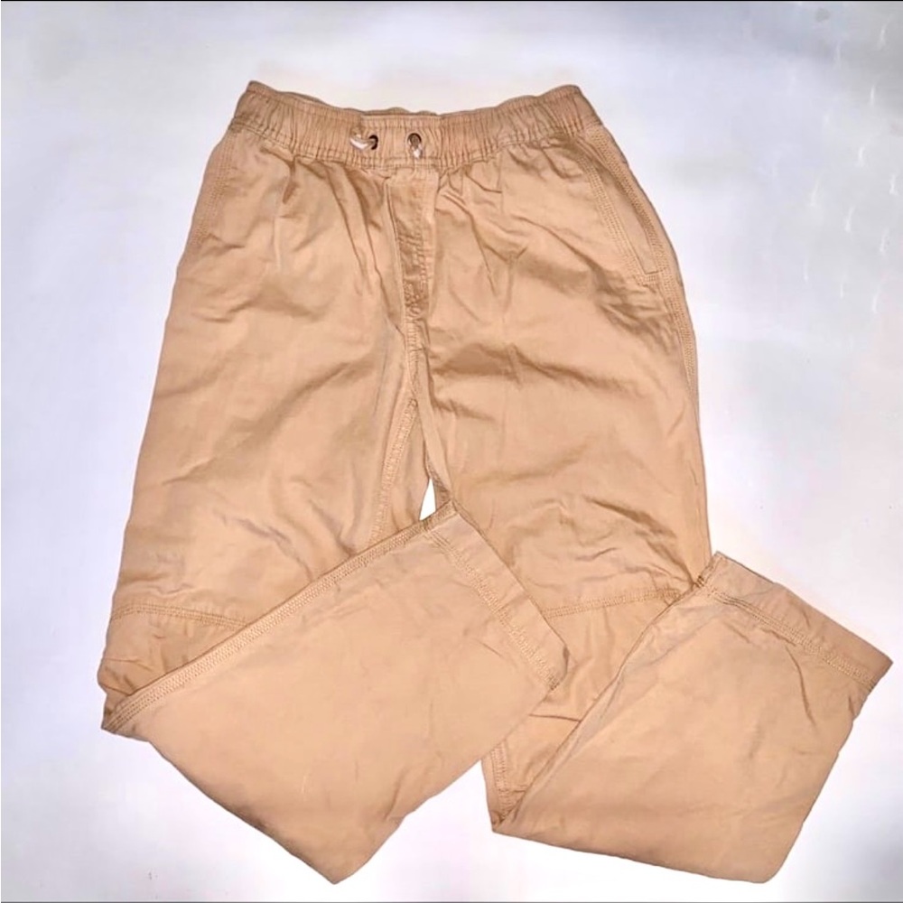 Boys Hanna Andersson Canvas Khaki Casual Cotton Pants 12 150 cm